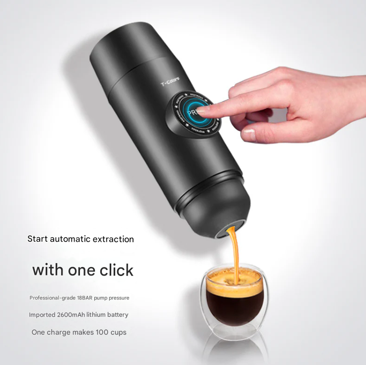 T-Colors Color Charging Portable Coffee Machine
