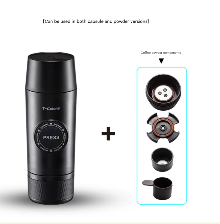 T-Colors Color Charging Portable Coffee Machine